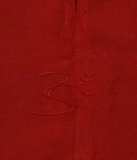 Women's 100% Organic Cotton Kurta with Embroidered "Aum" - Maroon